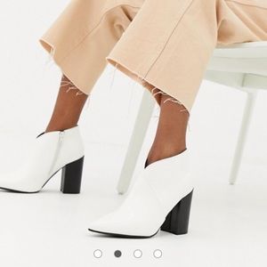 ASOS Truffle Collection White Booties